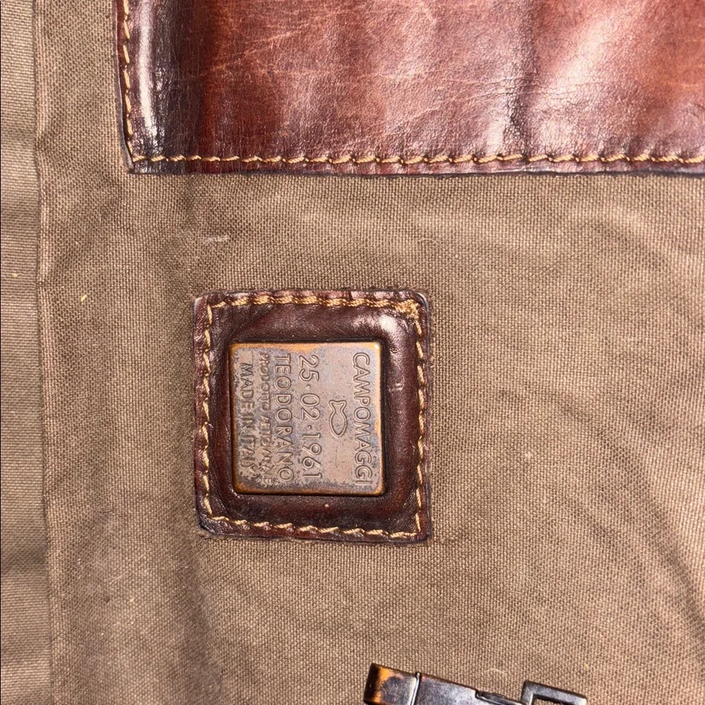 Campomaggi Dark Brown Studded Tote - Picture 3 of 7